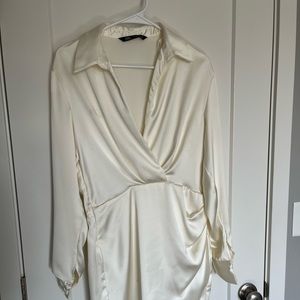 Zara mini satin dress
